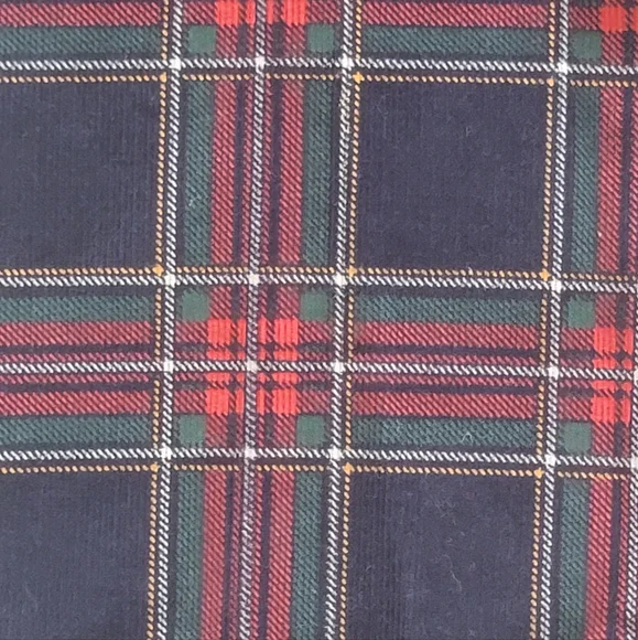 Charter Club Corduroy Scottish Plaid Cotton Pants Size 12 - Picture 8 of 12